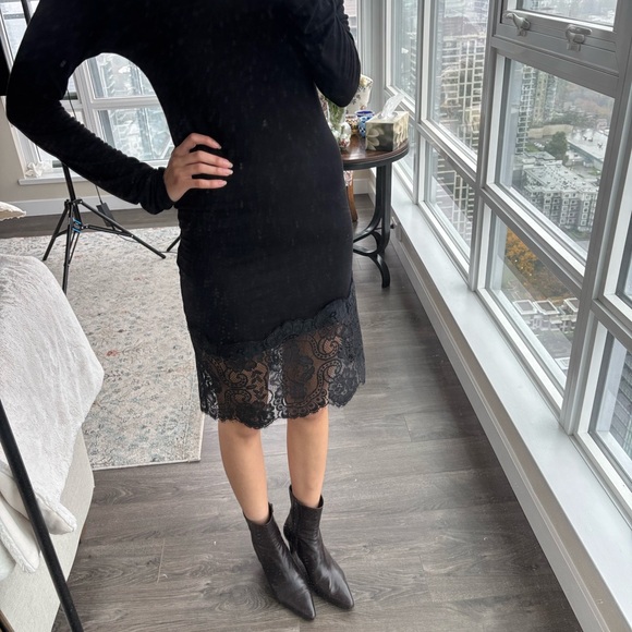 Black Lace skirt dress - Picture 2 of 6